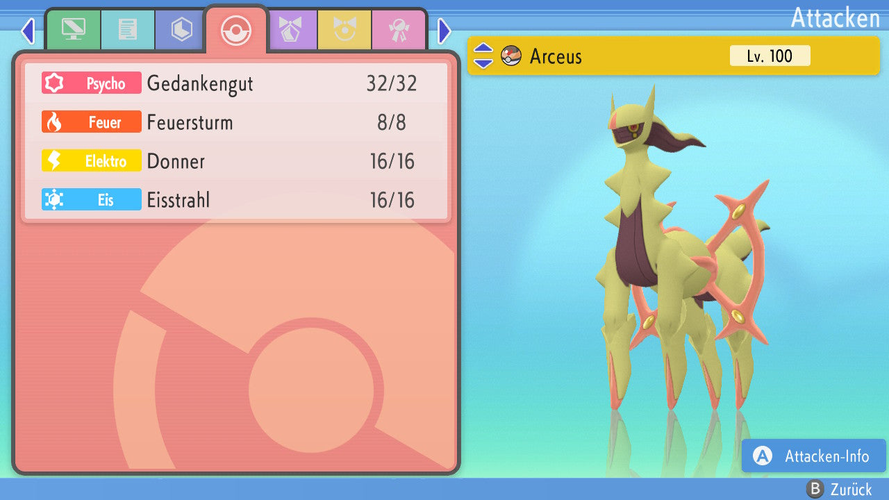 #493 Arceus Feuer PVP BDSP