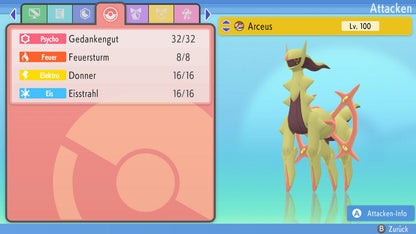 #493 Arceus Feuer PVP BDSP
