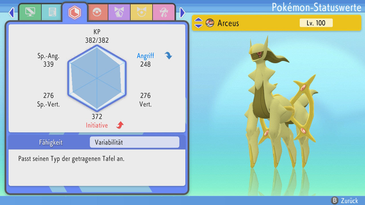 #493 Arceus Elektro PVP BDSP