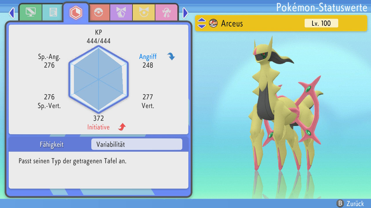 #493 Arceus Psycho PVP BDSP