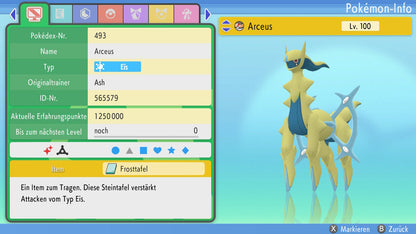 #493 Arceus Eis PVP BDSP