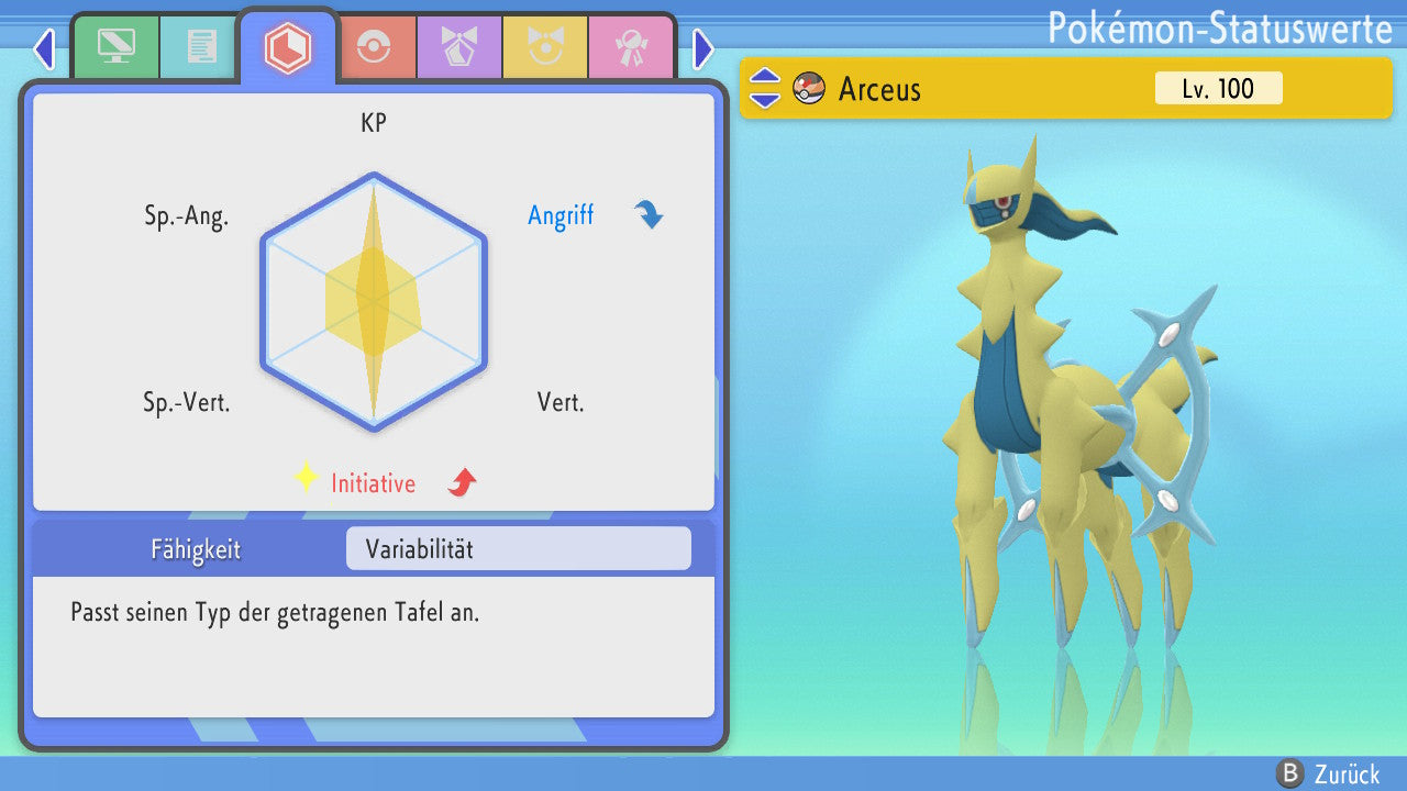 #493 Arceus Eis PVP BDSP