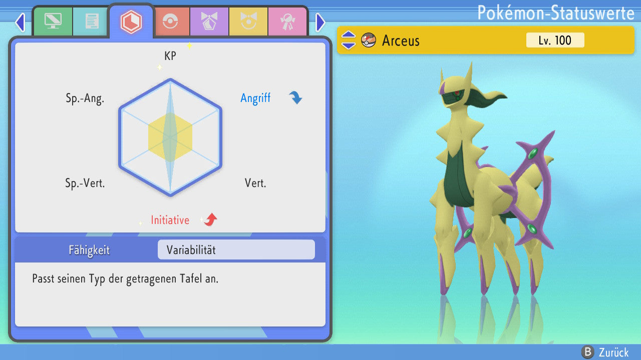 #493 Arceus Drache PVP BDSP