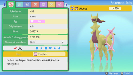 #493 Arceus Fee PVP BDSP