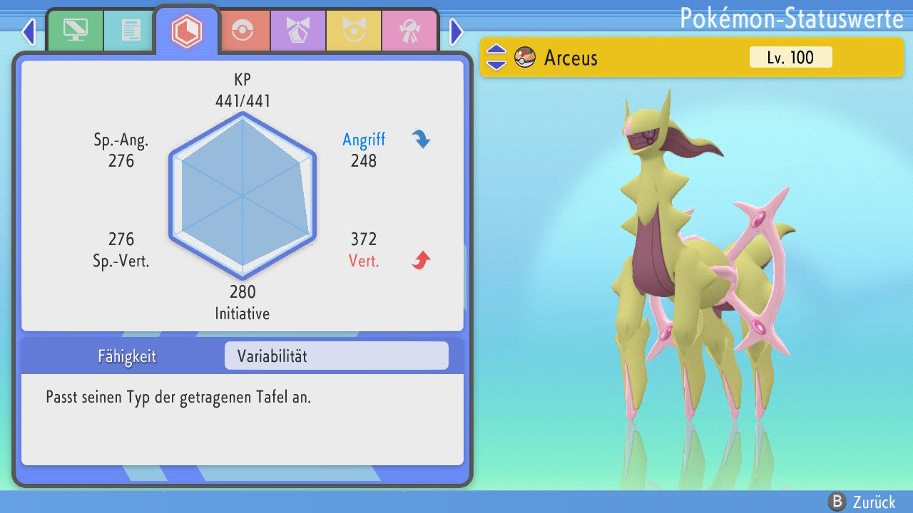 #493 Arceus Fee PVP BDSP