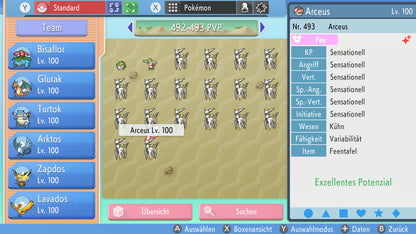 #493 Arceus Fee PVP BDSP