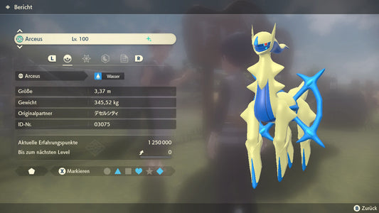 #493 Arceus-Wasser PLA