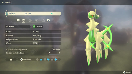#493 Arceus-Pflanze PLA