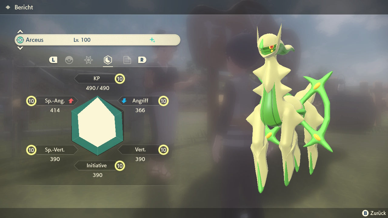 #493 Arceus-Pflanze PLA