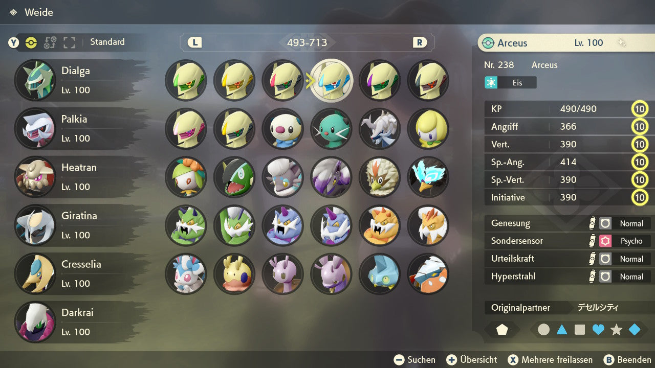 #493 Arceus-Eis PLA