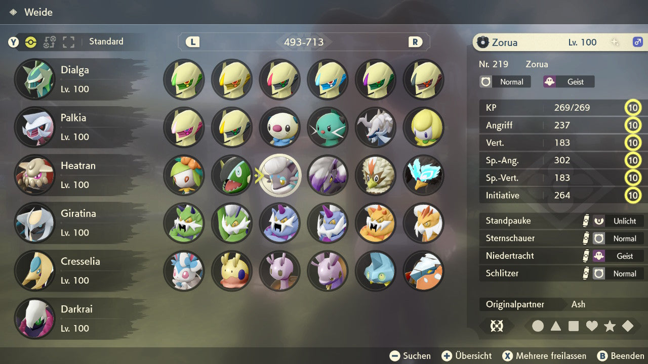 #570 Zorua-Hisui PLA