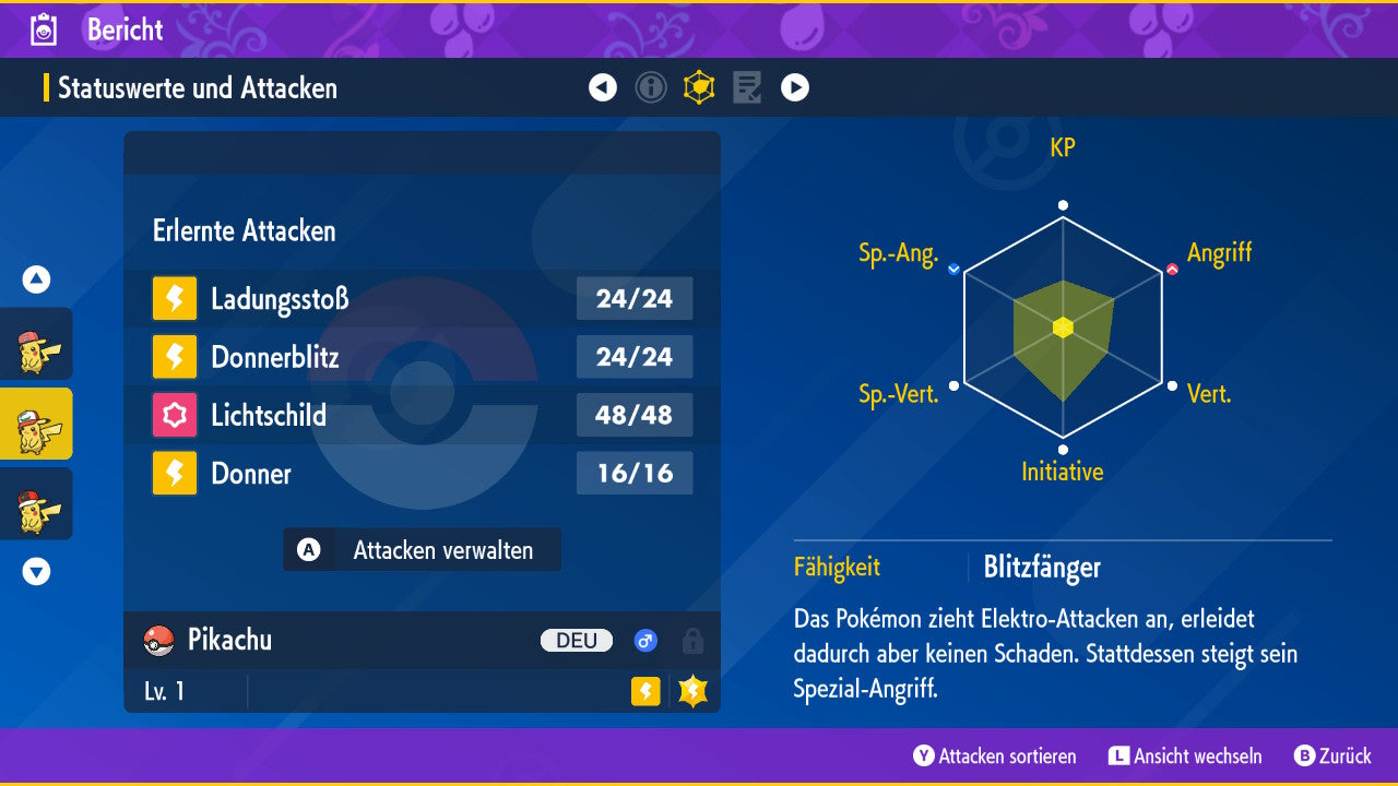 #25 Shiny Pikachu Partner-Kappe