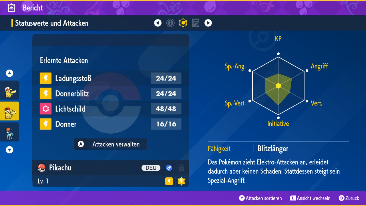 #25 Shiny Pikachu Weltreise-Kappe