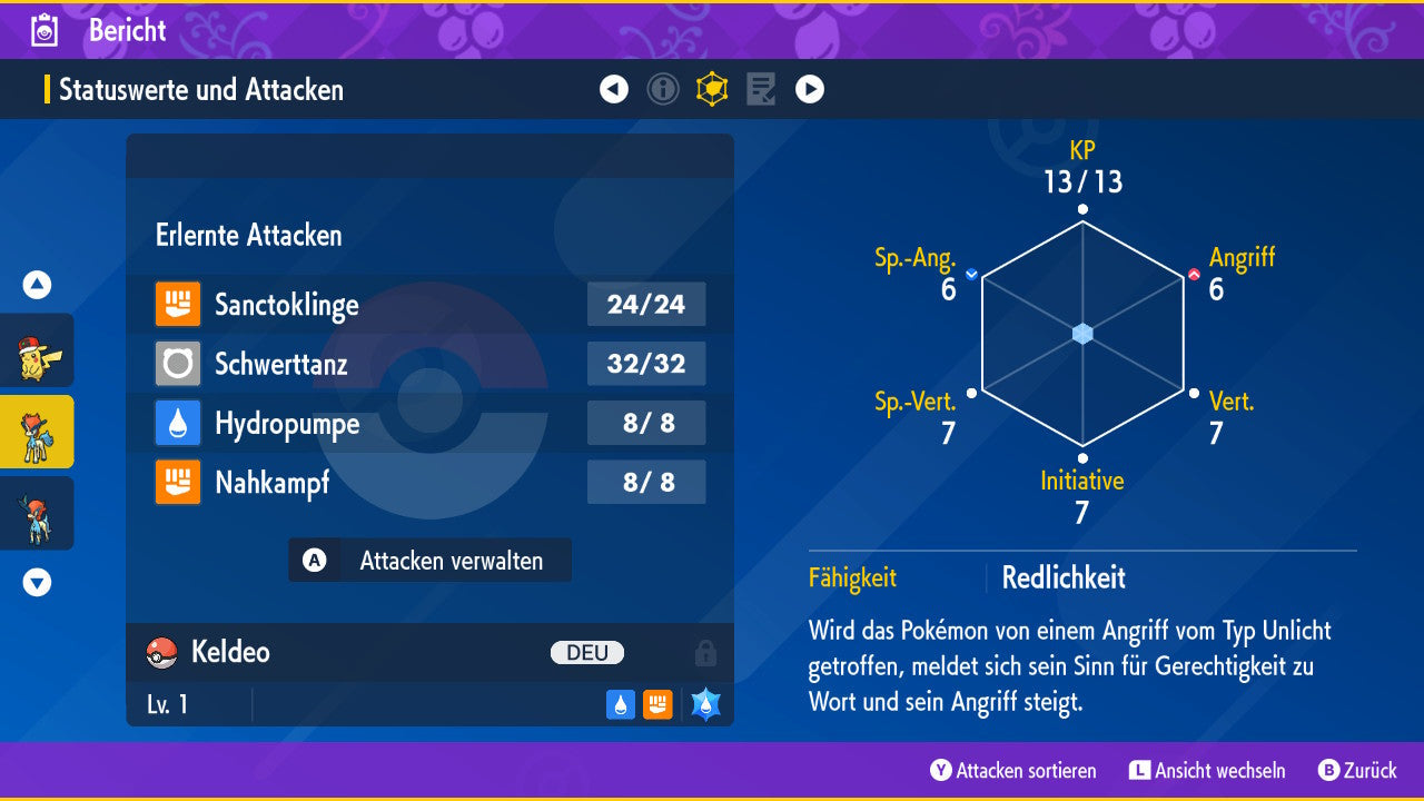 #647 Shiny Keldeo Standarform