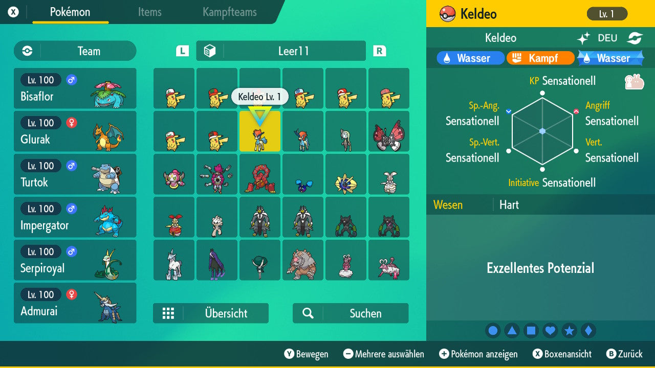 #647 Shiny Keldeo Standarform