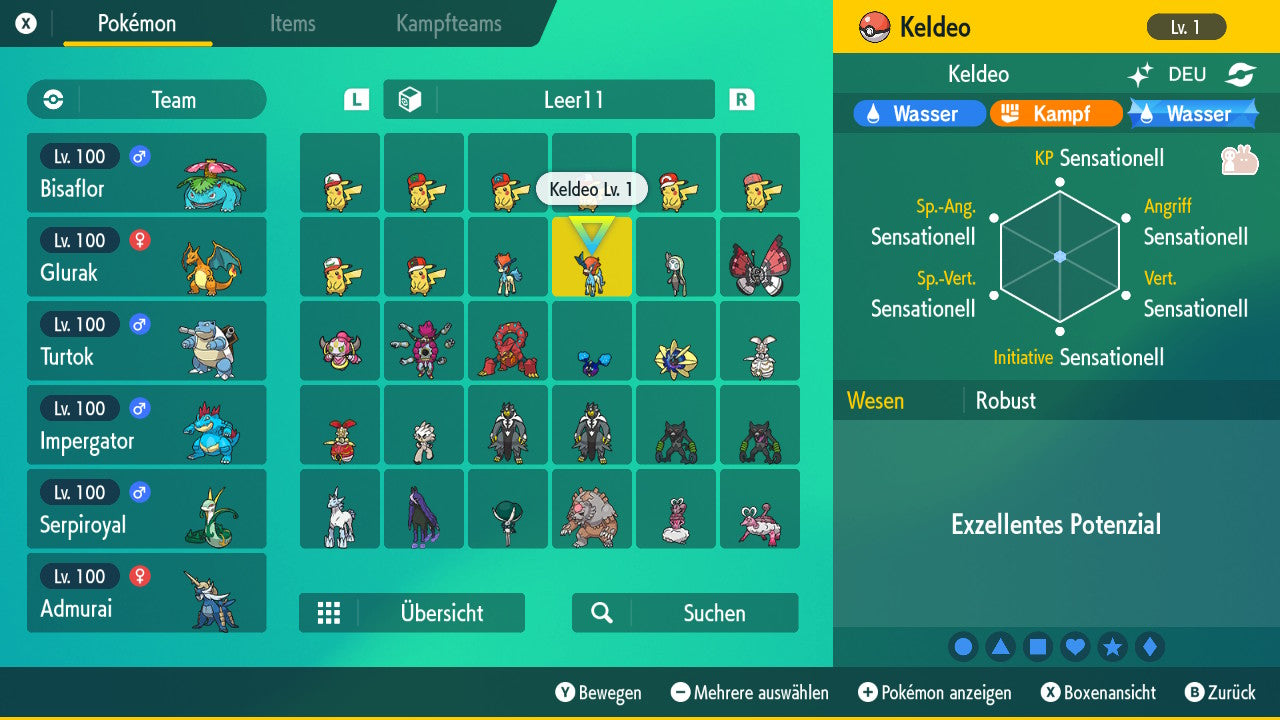 #647 Shiny Keldeo Resolutform