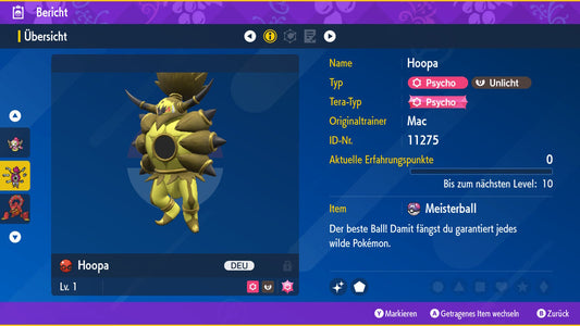 #720 Shiny Hoopa Entfesselt