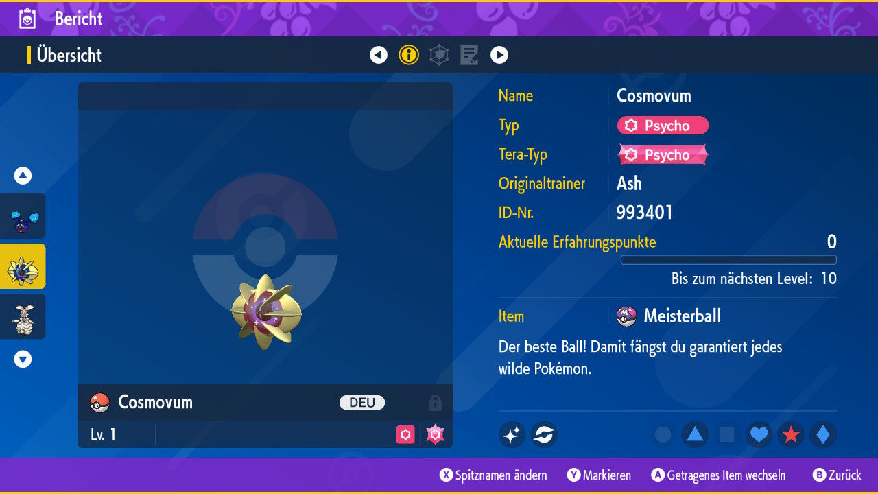#790 Shiny Cosmovum