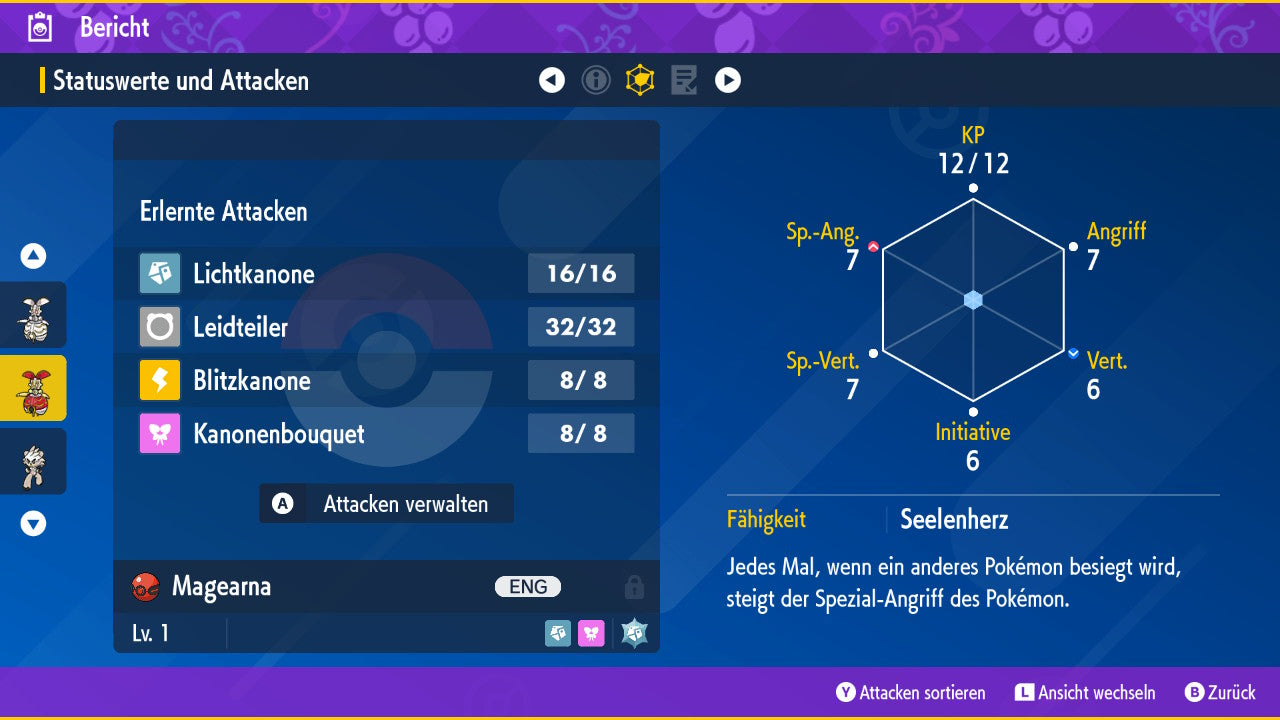 #801 Shiny Magearna Originalfarbe