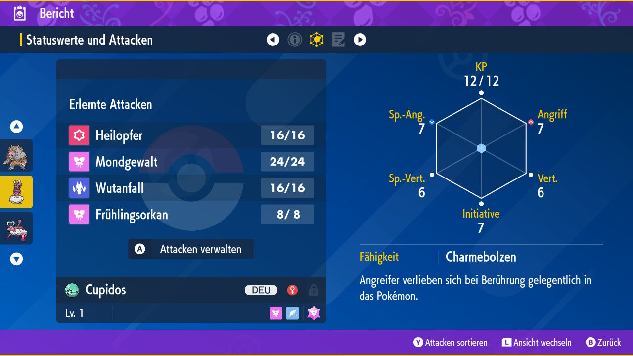 #905 Shiny Cupidos Inkarnationsform