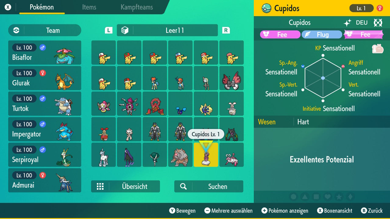 #905 Shiny Cupidos Inkarnationsform