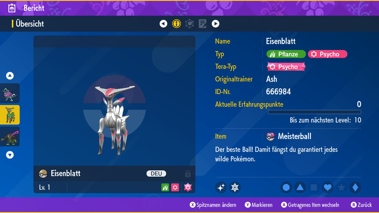 #1010 Shiny Eisenblatt