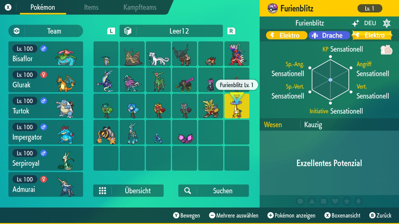 #1021 Shiny Furienblitz