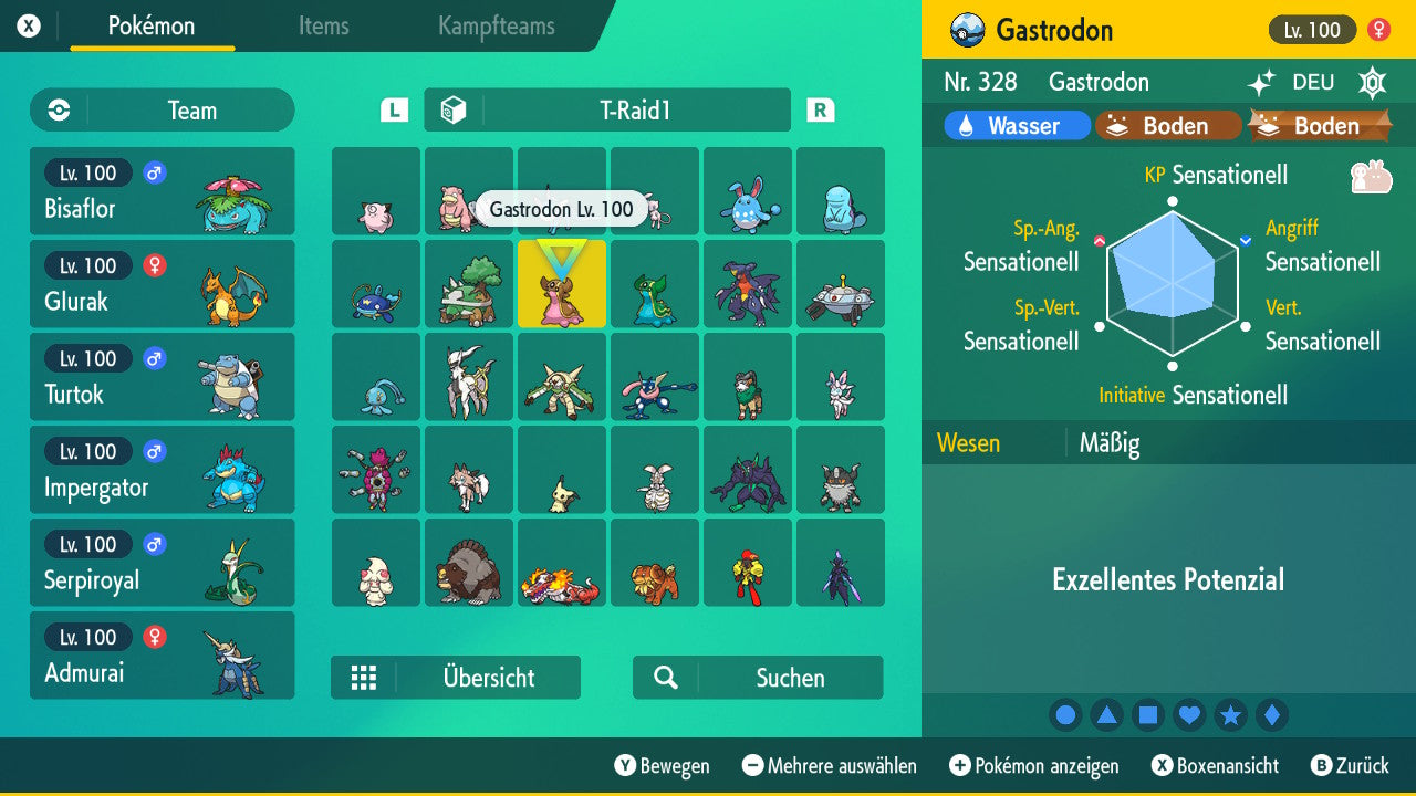 #423 Gastrodon Westlich T-Raid