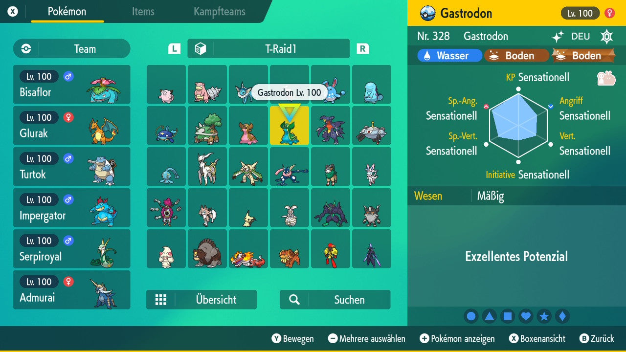 #423 Gastrodon Östlich T-Raid