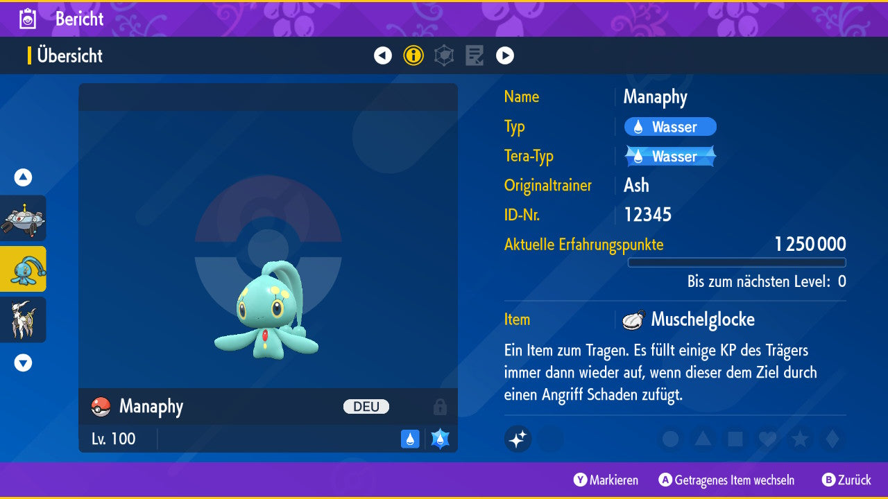 #490 Manaphy T-Raid