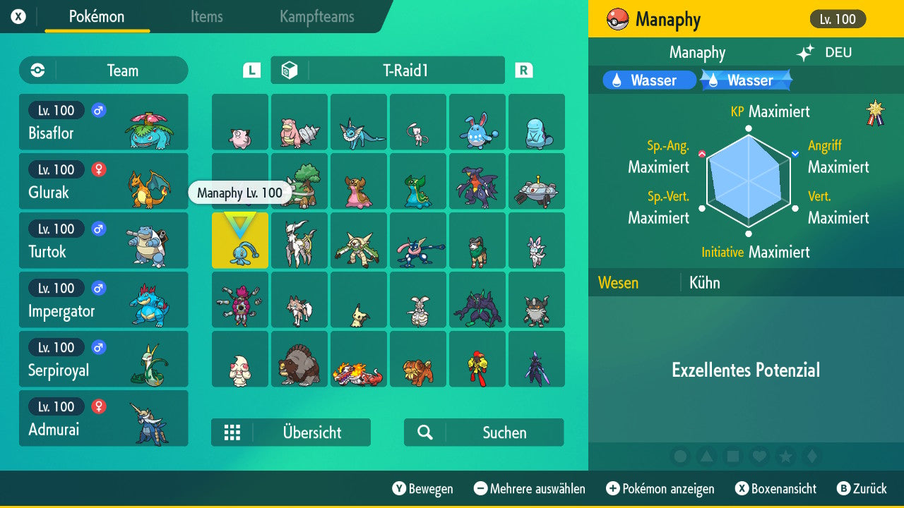 #490 Manaphy T-Raid