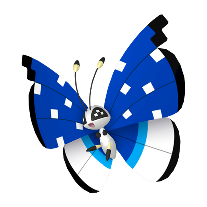 #666 Vivillon Schneefeldmuster PVP SV