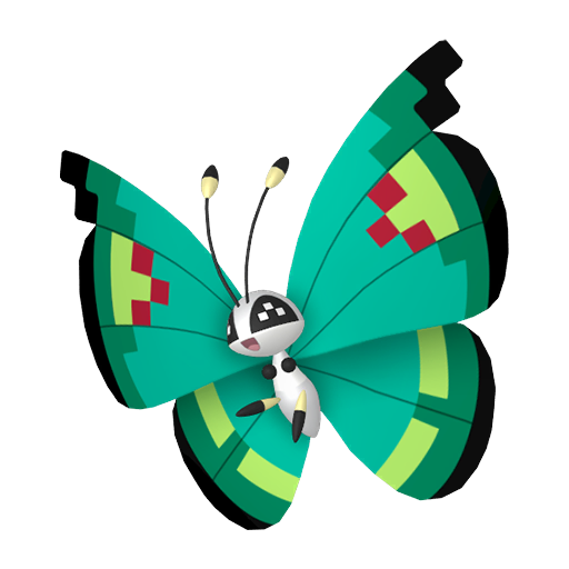 #666 Vivillon Ornamental Garden Pattern