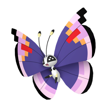 #666 Vivillon Ornate Pattern