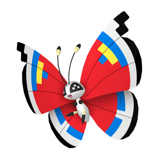 #666 Vivillon Blumenmeermuster PVP SV