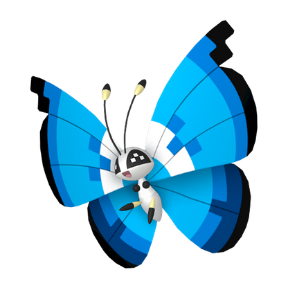 #666 Vivillon Aquamarinmuster PVP SV
