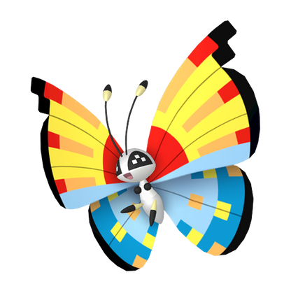 #666 Motif océan Vivillon