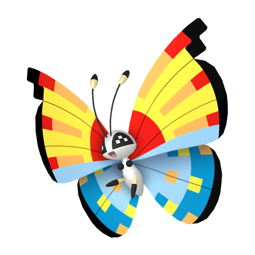 #666 Motif océan Vivillon