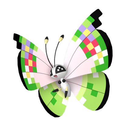 #666 Motif fantaisie Vivillon