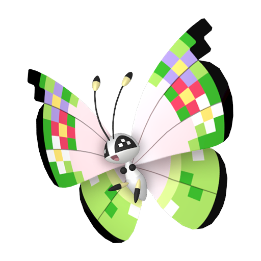 #666 Motif fantaisie Vivillon