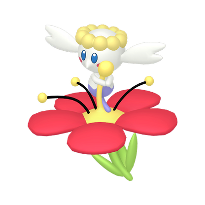 #669 Flabébé Rotblütler