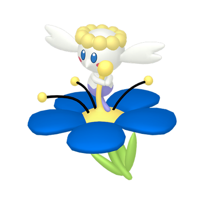 #669 Flabébé Blaublütler