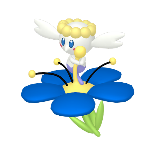 #669 Flabébé Blaublütler