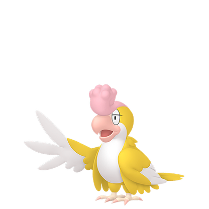 #931 Krawalloro PVP à plumes jaunes